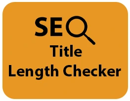 SEO Title Length Checker Tool